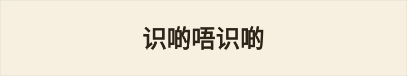 识啲唔识啲粤语什么意思、例句及详细解释